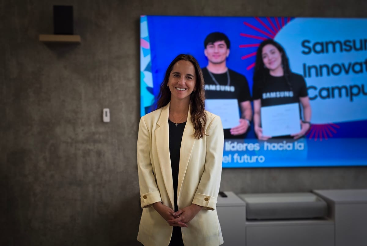 Paulina Rodríguez de Samsung