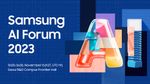 Samsung AI Forum 2023 en su segundo día impulsa la innovación en IA generativa