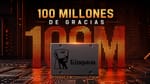 Kingston supera 100 millones de unidades enviadas del SSD A400 a nivel mundial