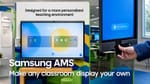 Samsung AMS personaliza pantallas compartidas en aulas