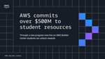 AWS ofrece a estudiantes recursos de capacitación en la nube e IA por más de USD 500 millones