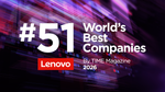 Lenovo es reconocida entre las Mejores Empresas del Mundo 2026 de TIME magazine