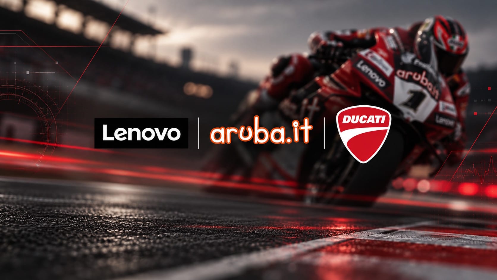 Lenovo procesa hasta 40 GB de datos por fin de semana en la Triple Corona 2026 de Aruba.it Racing – Ducati