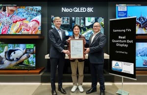 Los televisores QLED de Samsung consolidan su calidad de imagen tras conseguir la certificación "Real Quantum Dot Display" de TÜV Rheinland