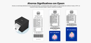 Epson crea tecnología que permite reducir el uso de papel hasta en un 49% en comercios