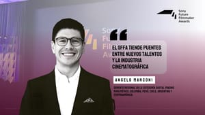 Angelo Marconi de Sony Electronics: "El SFFA tiende puentes entre nuevos talentos y la industria cinematográfica"