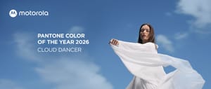Motorola y Pantone redefinen el bienestar digital con el color del año 2026