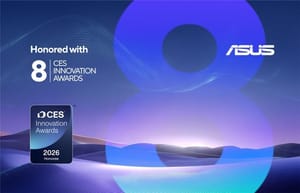 ASUS obtiene 8 premios Innovation Awards en CES 2026