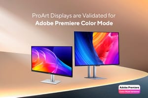 Asus certifica monitores ProArt para estandarizar el color en Adobe Premiere