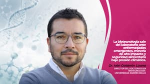 Iván Calderón director del Doctorado en Biotecnología en la UNAB  aborda cómo la biotecnología responde a salud, minería y clima