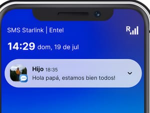 Entel publica guía "paso a paso" para activar SMS satelital y roaming