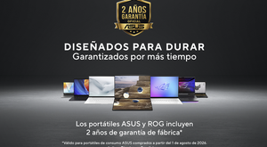 ASUS refuerza su compromiso con clientes y aumenta a 2 años la garantía en sus laptops de consumo