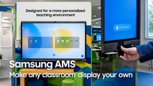 Samsung AMS personaliza pantallas compartidas en aulas