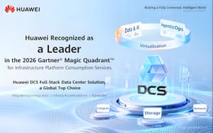 Huawei queda entre los tres Líderes del Magic Quadrant 2026 de Gartner para servicios de consumo de infraestructura