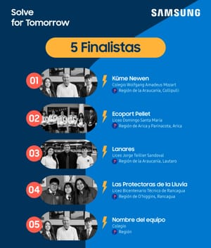 Samsung Solve for Tomorrow Chile 2026 tendrá cinco equipos regionales en su final