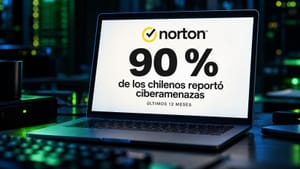 En Chile, el 90% reportó ciberamenazas en un año, pero solo el 23% activa siempre el doble factor, según Norton