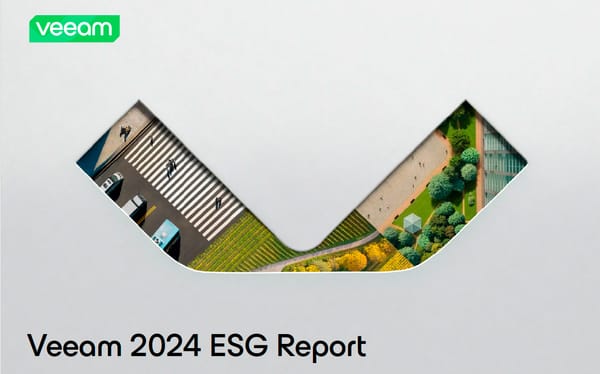 Veeam publica su primer informe ESG para fortalecer su compromiso corporativo y sustentable