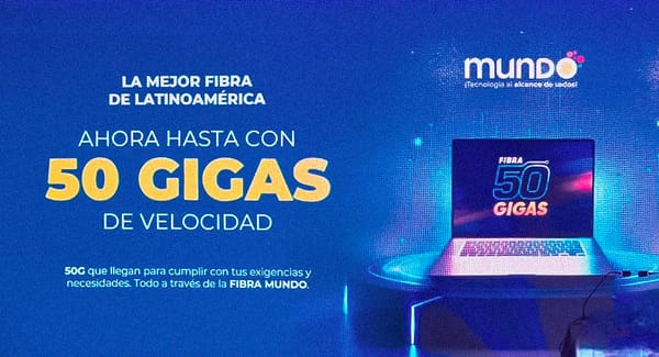Mundo Pacífico anuncia 50 Gbps, Wi-Fi 7 y FTTO para empresas