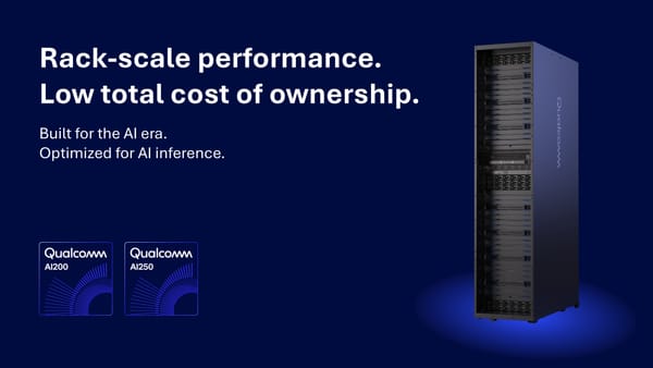 Qualcomm presentó AI200 y AI250: nueva generación de rendimiento para inferencia de IA a escala de rack