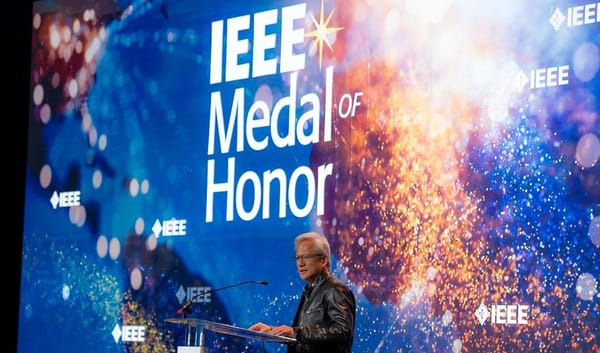 Jensen Huang, director ejecutivo de NVIDIA, es galardonado con la Medalla de Honor IEEE 2026