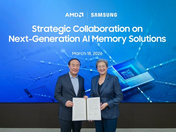 Samsung y AMD amplían su alianza para memoria HBM4 y plataformas de IA