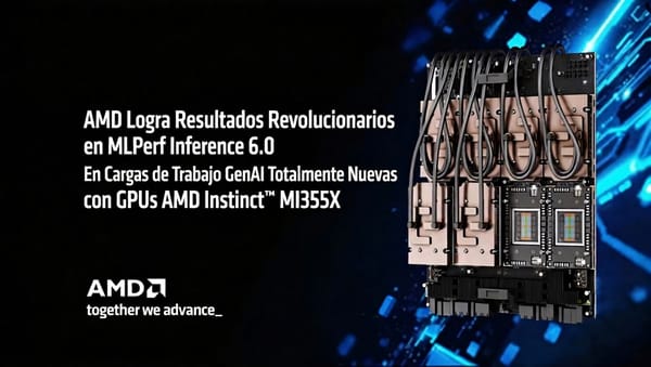 AMD destaca en MLPerf Inference 6.0 el umbral de un millón de tokens por segundo