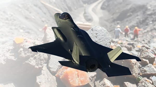 La exhibición del F-35A en Chile coincide con la presión sobre las tierras raras