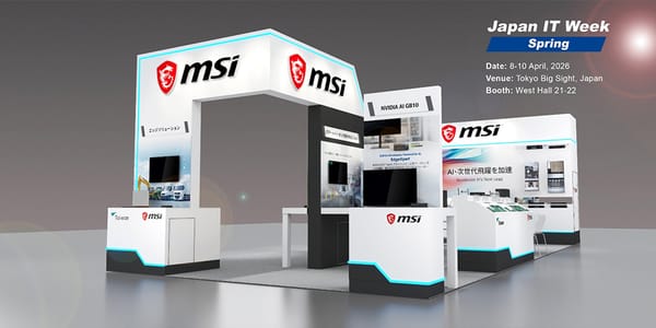 MSI presenta en Japan IT Week Spring 2026 infraestructura para IA, Edge AI y movilidad industrial