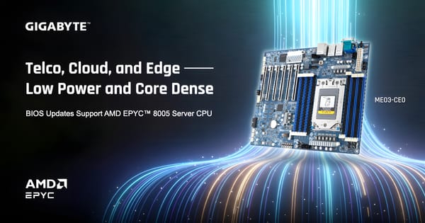 Giga Computing prepara soporte para AMD EPYC 8005 en servidores GIGABYTE
