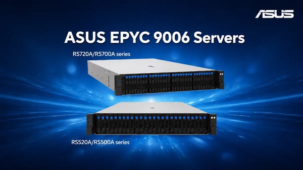 ASUS presenta servidores AMD EPYC 9006 para IA empresarial