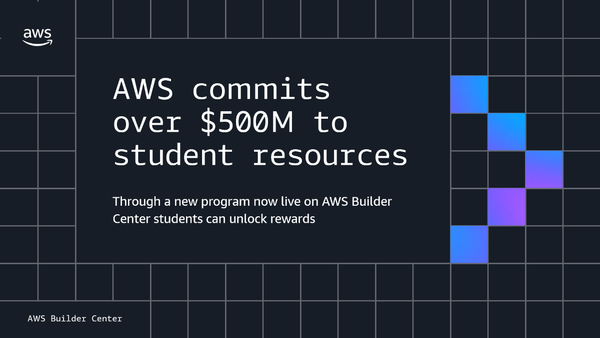 AWS ofrece a estudiantes recursos de capacitación en la nube e IA por más de USD 500 millones