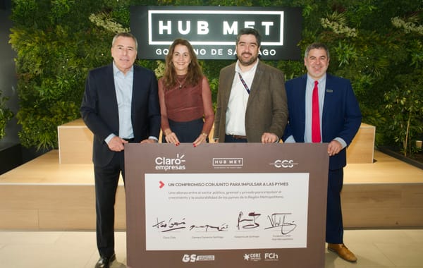 Gobierno de Santiago, Claro empresas y CCS sellan alianza para impulsar a las pymes