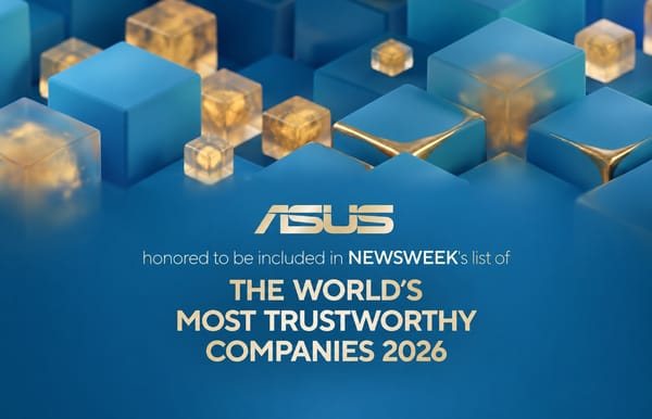 ASUS figura por tercer año consecutivo entre las empresas más confiables de Newsweek