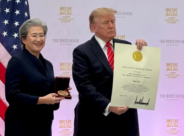 Estados Unidos reconoce los aportes tecnológicos de Lisa Su con la Medalla Nacional de Ciencia